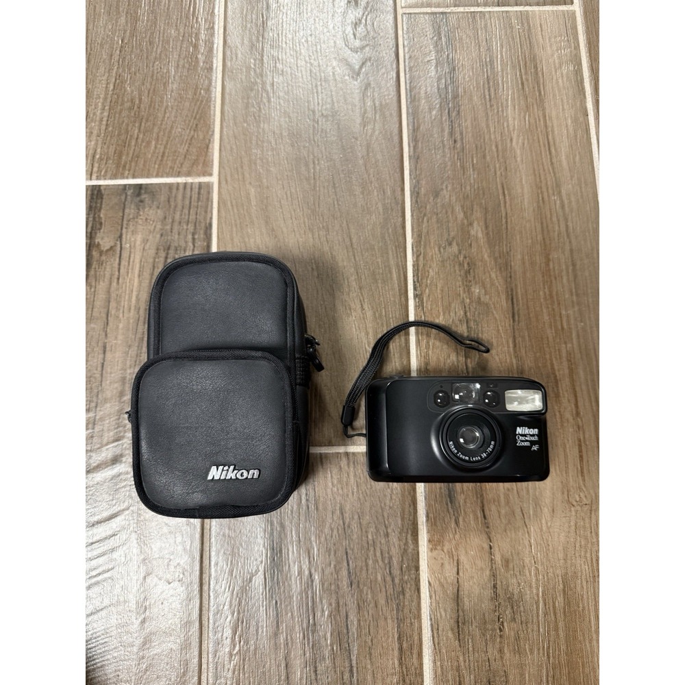 Nikon One Touch Zoom AF 35mm Point & Shoot Film Camera w/ Case